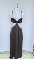 Black Cut-Out Maxi Dress Size S