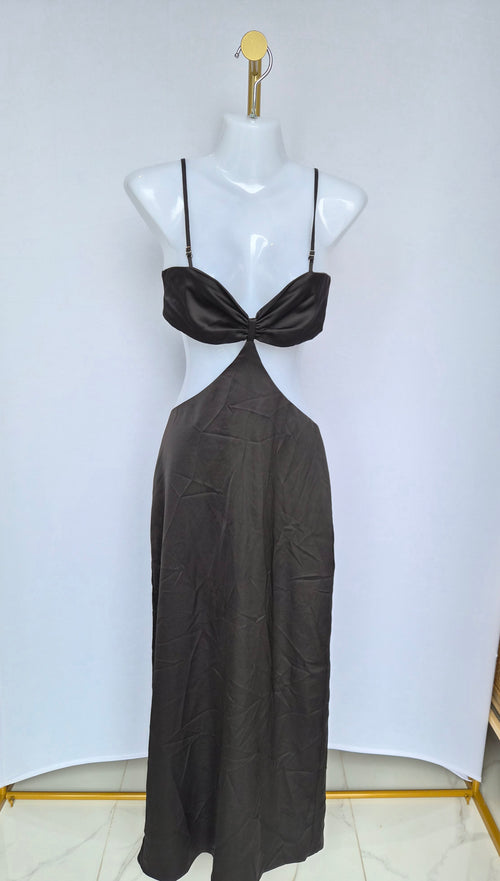 Black Cut-Out Maxi Dress Size S