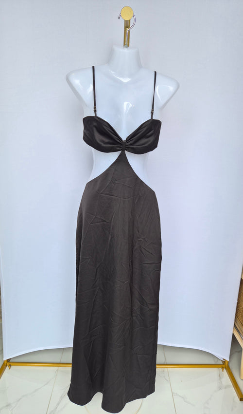 Black Cut-Out Maxi Dress Size S