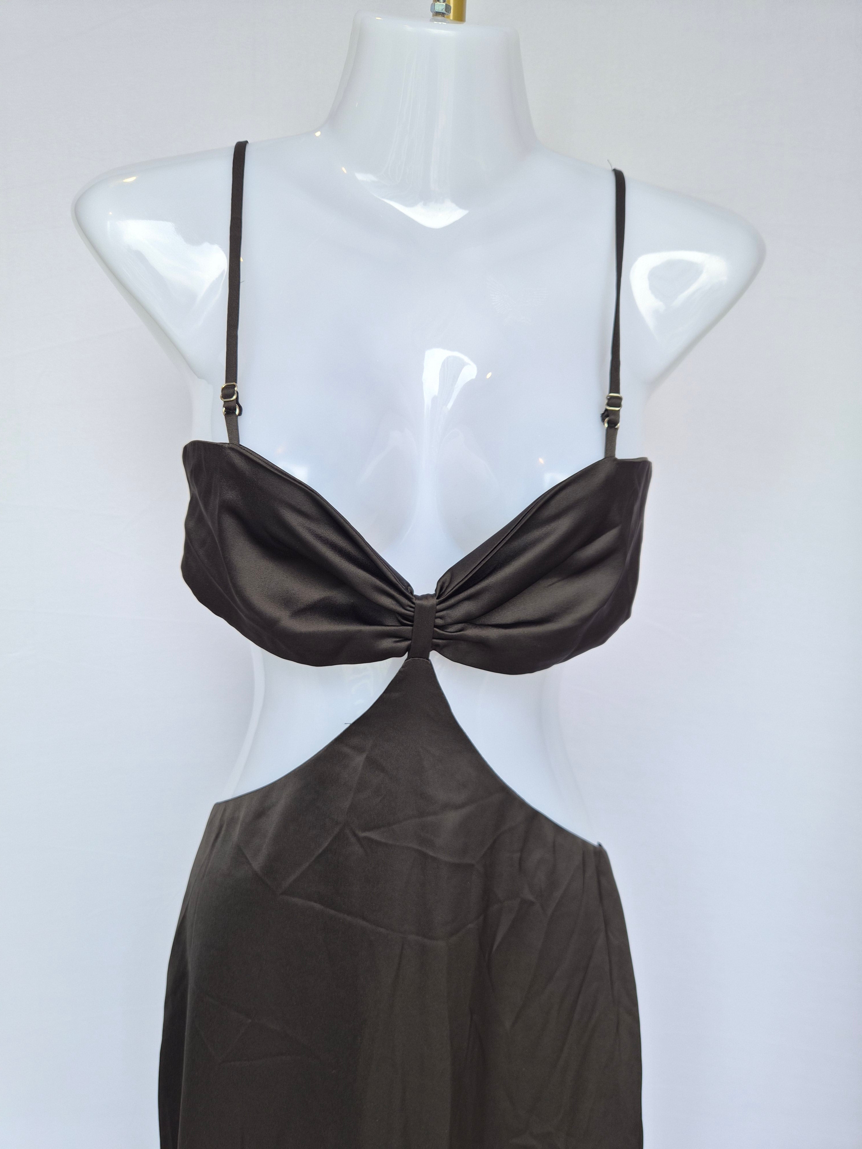 Black Cut-Out Maxi Dress Size S