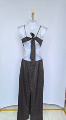 Black Cut-Out Maxi Dress Size S