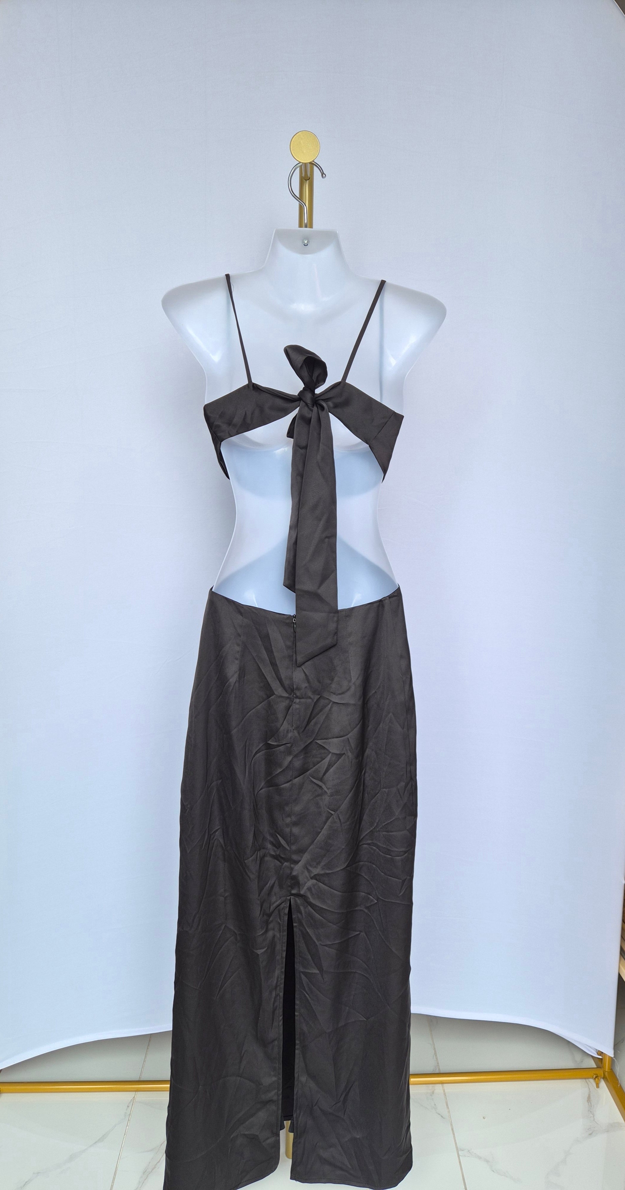 Black Cut-Out Maxi Dress Size S