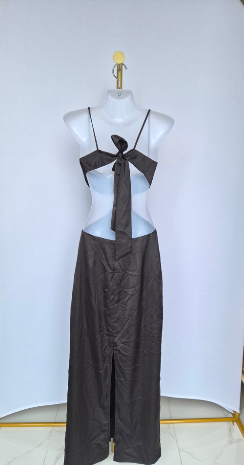 Black Cut-Out Maxi Dress Size S