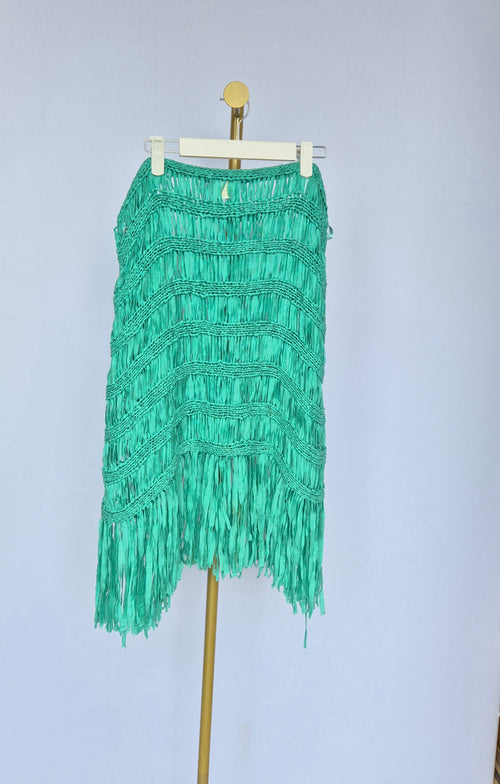 Marciano Fringe Knit Cover-Up (One Size)