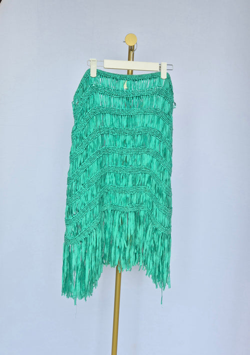 Marciano Fringe Knit Cover-Up (One Size)