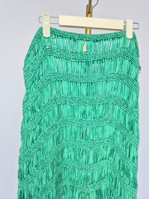 Marciano Fringe Knit Cover-Up (One Size)