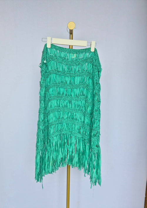 Marciano Fringe Knit Cover-Up (One Size)