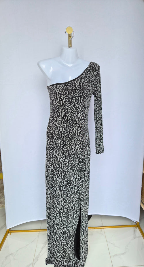 Lipsy London One-Shoulder Maxi Dress – UK 10 (US 6 / EU 38/M)