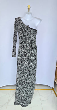 Lipsy London One-Shoulder Maxi Dress – UK 10 (US 6 / EU 38/M)