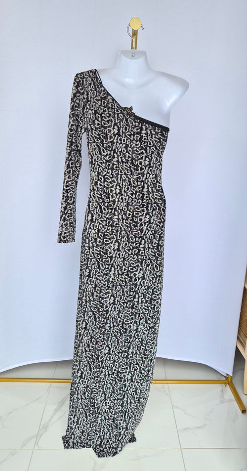 Lipsy London One-Shoulder Maxi Dress – UK 10 (US 6 / EU 38/M)