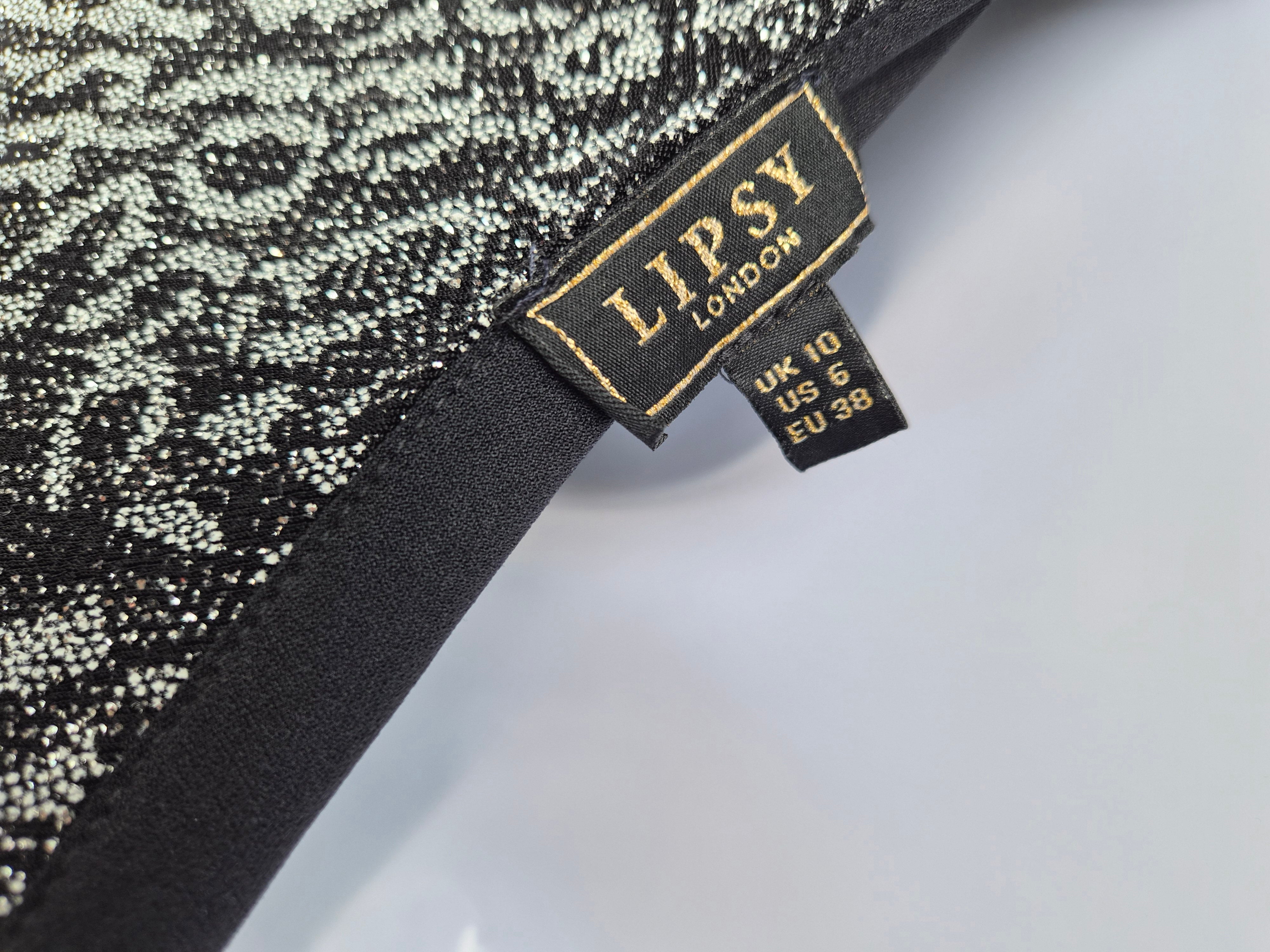 Lipsy London One-Shoulder Maxi Dress – UK 10 (US 6 / EU 38/M)