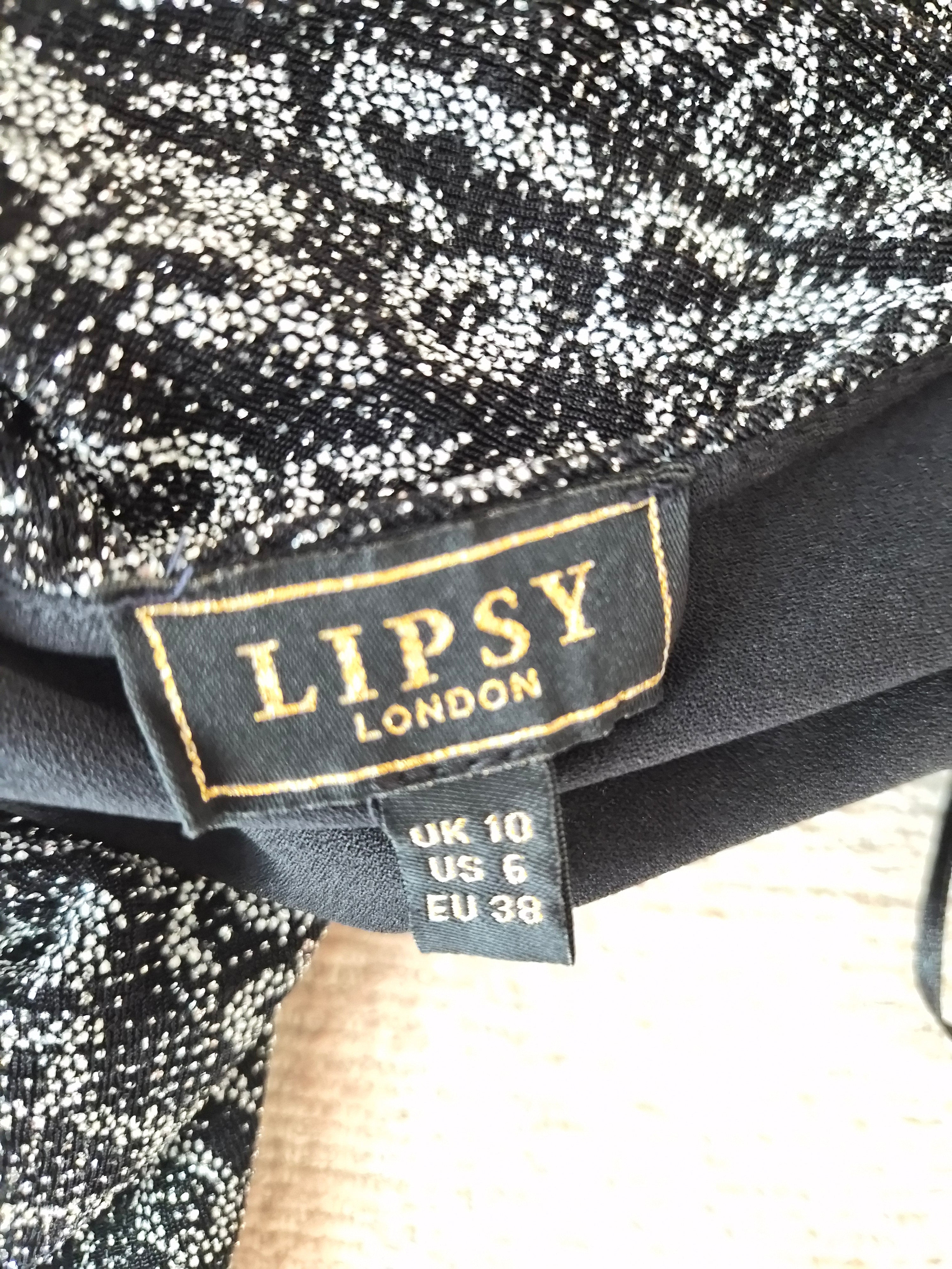Lipsy London One-Shoulder Maxi Dress – UK 10 (US 6 / EU 38/M)