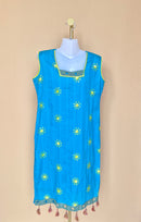 Seherish Lucky Noble Embroidered Tassel Kurta Dress Size XL