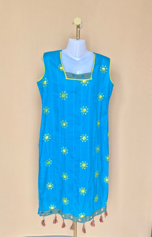 Seherish Lucky Noble Embroidered Tassel Kurta Dress Size XL