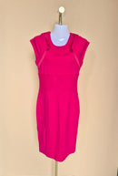 Diane von Furstenberg Hot Pink Sheath Dress – Size 4