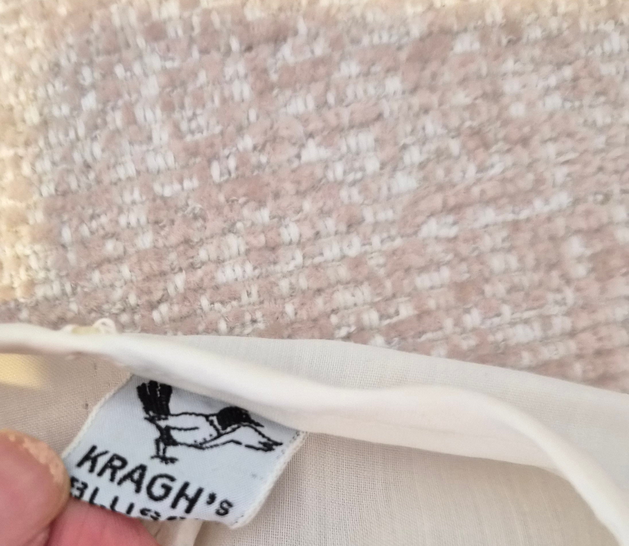 Kragh’s Bellis Cream Ruffle Blouse – Size 38