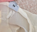 Kragh’s Bellis Cream Ruffle Blouse – Size 38