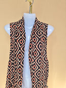 Among the Stars Geometric Print Longline Vest – Size XS