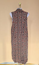 Among the Stars Geometric Print Longline Vest – Size XS