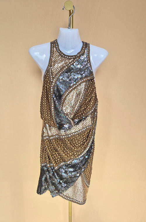 ASOS Design Embellished Sequin Mini Dress – Size US 6