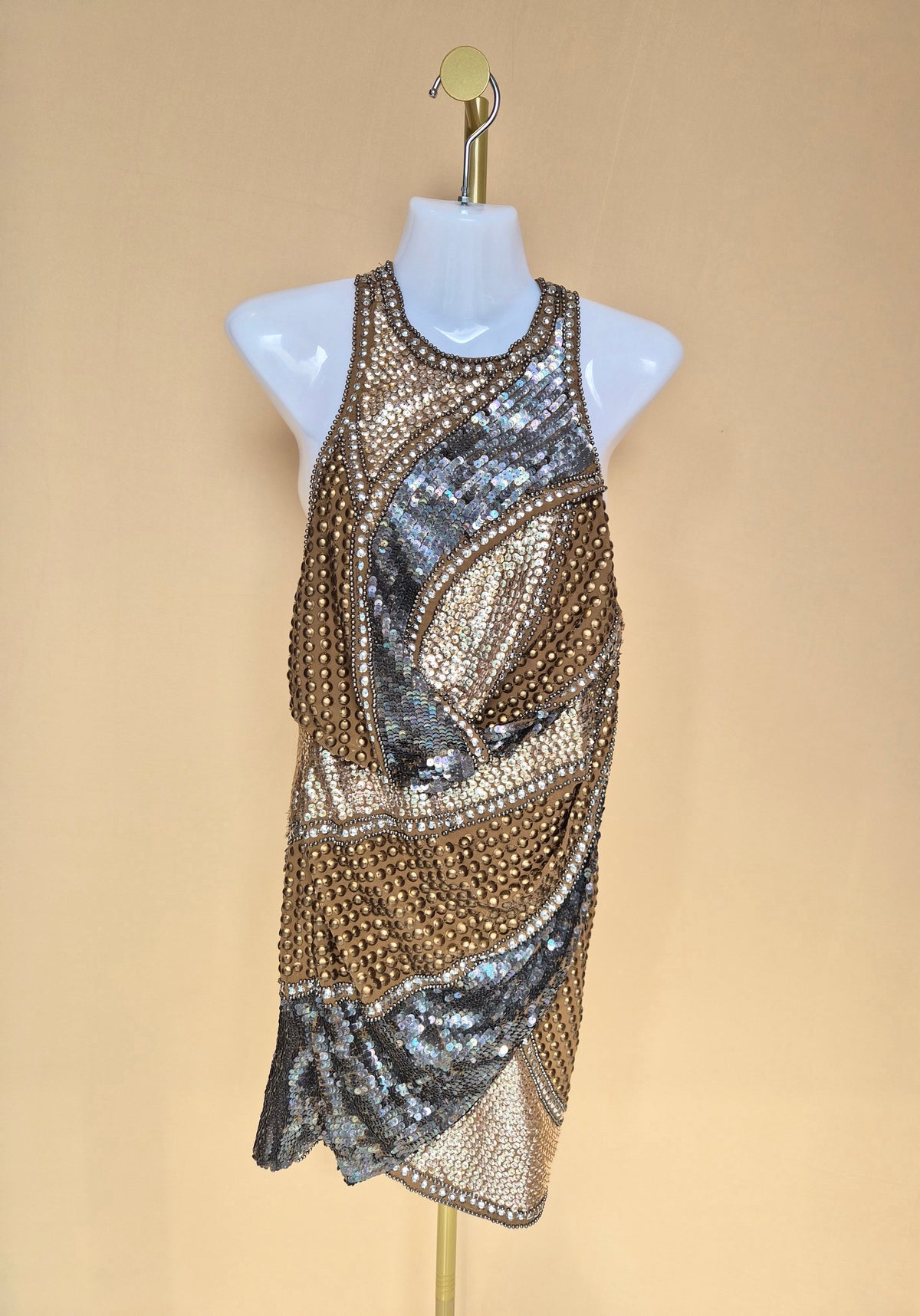 ASOS Design Embellished Sequin Mini Dress – Size US 6