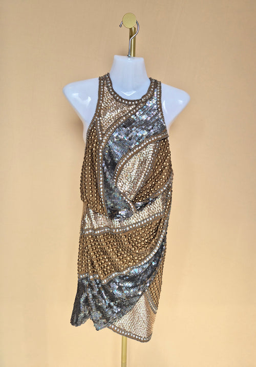 ASOS Design Embellished Sequin Mini Dress – Size US 6