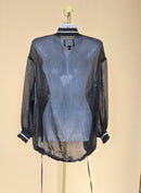 Urban Revivo Black Sheer Bomber Jacket – Size S
