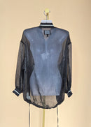 Urban Revivo Black Sheer Bomber Jacket – Size S