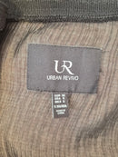 Urban Revivo Black Sheer Bomber Jacket – Size S