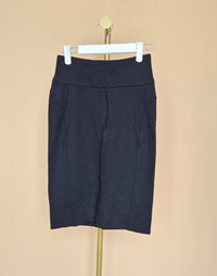 Club Monaco Black High-Waisted Pencil Skirt – Size 00