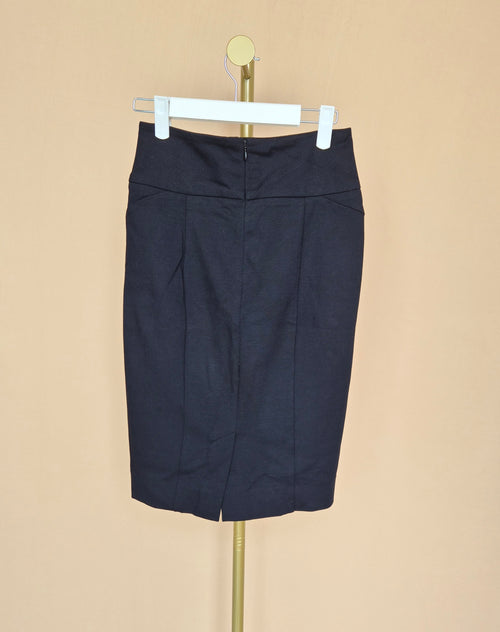 Club Monaco Black High-Waisted Pencil Skirt – Size 00
