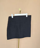 Pleione Black Tiered Mini Skirt – Size S