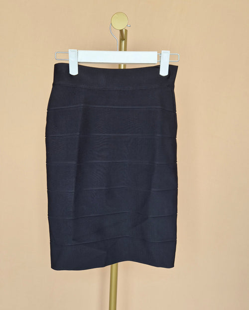 BCBGMAXAZRIA Black Bandage Pencil Skirt – Size XS