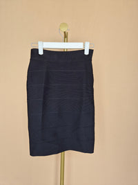 BCBGMAXAZRIA Black Bandage Pencil Skirt – Size XS