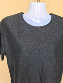 Calvin Klein Black Textured Crop Top – Size M