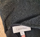 Calvin Klein Black Textured Crop Top – Size M