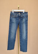 True Religion Medium-Wash Straight Leg Jeans – Size 26