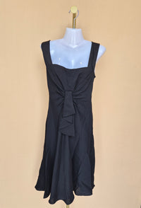 Banana Republic Black Draped Sleeveless Dress – Size 6