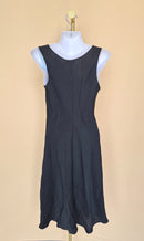 Banana Republic Black Draped Sleeveless Dress – Size 6