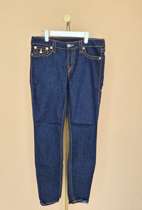 True Religion Dark Wash Skinny Jeans – Size 30