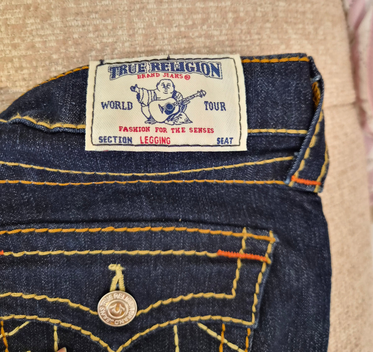 True Religion Dark Wash Skinny Jeans – Size 30