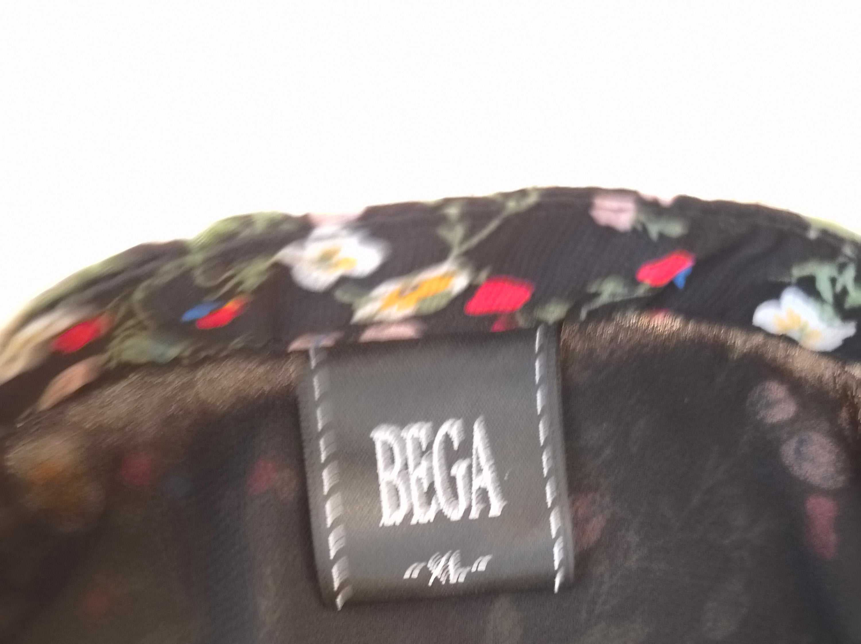 BEGA Black Floral Chiffon Blouse – Size XL
