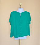 Dorothy Perkins Emerald Green Blouse – Size UK 14