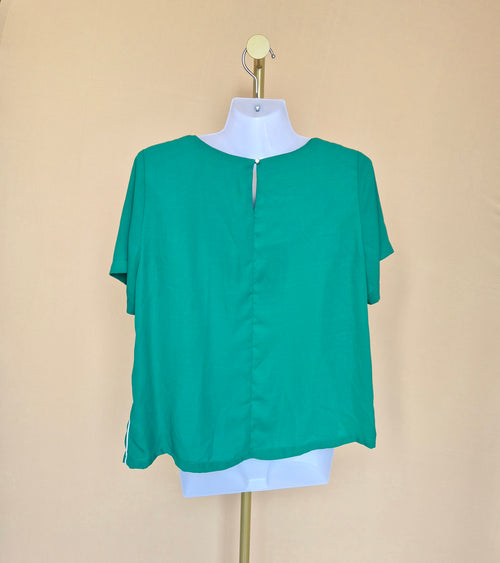 Dorothy Perkins Emerald Green Blouse – Size UK 14