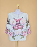 Dorothy Perkins Ivory Floral Blouse – Size XL