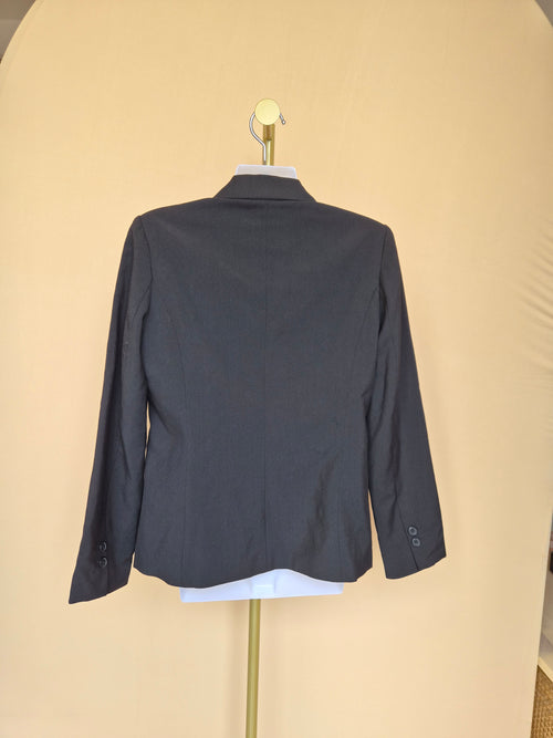Classic Black Tailored Blazer – Size L