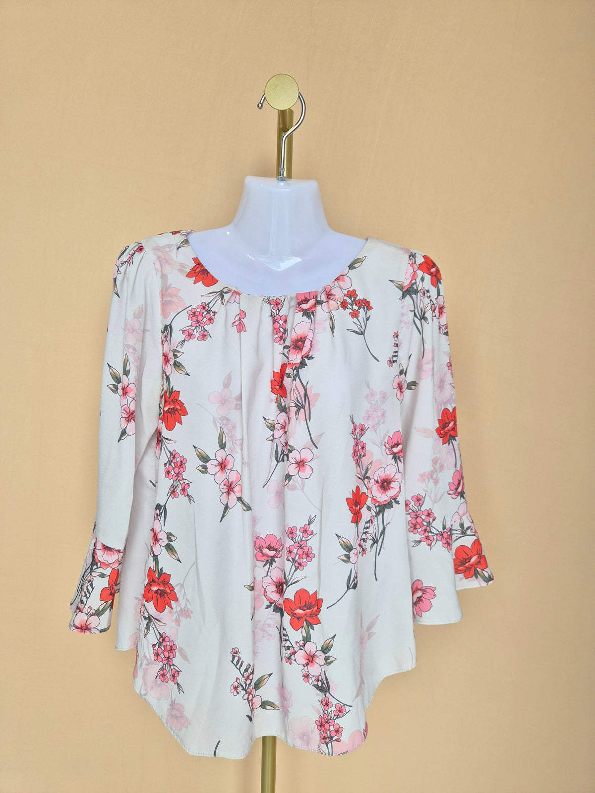 Billie & Blossom Floral Blouse – Size XL Petite