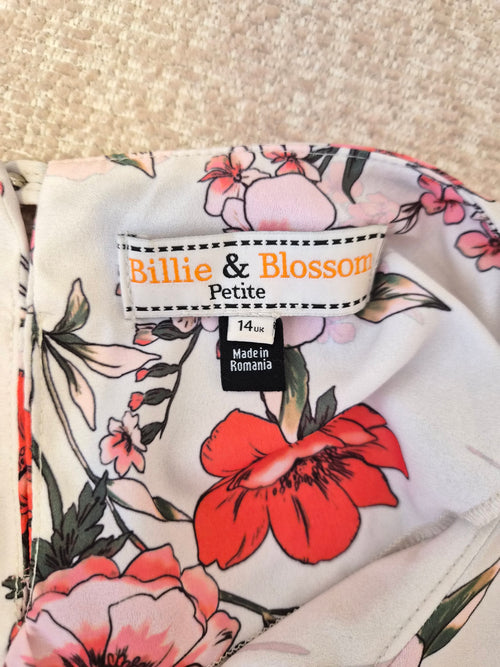 Billie & Blossom Floral Blouse – Size XL Petite