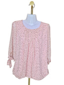 BEGA Pink Floral Blouse – Size L