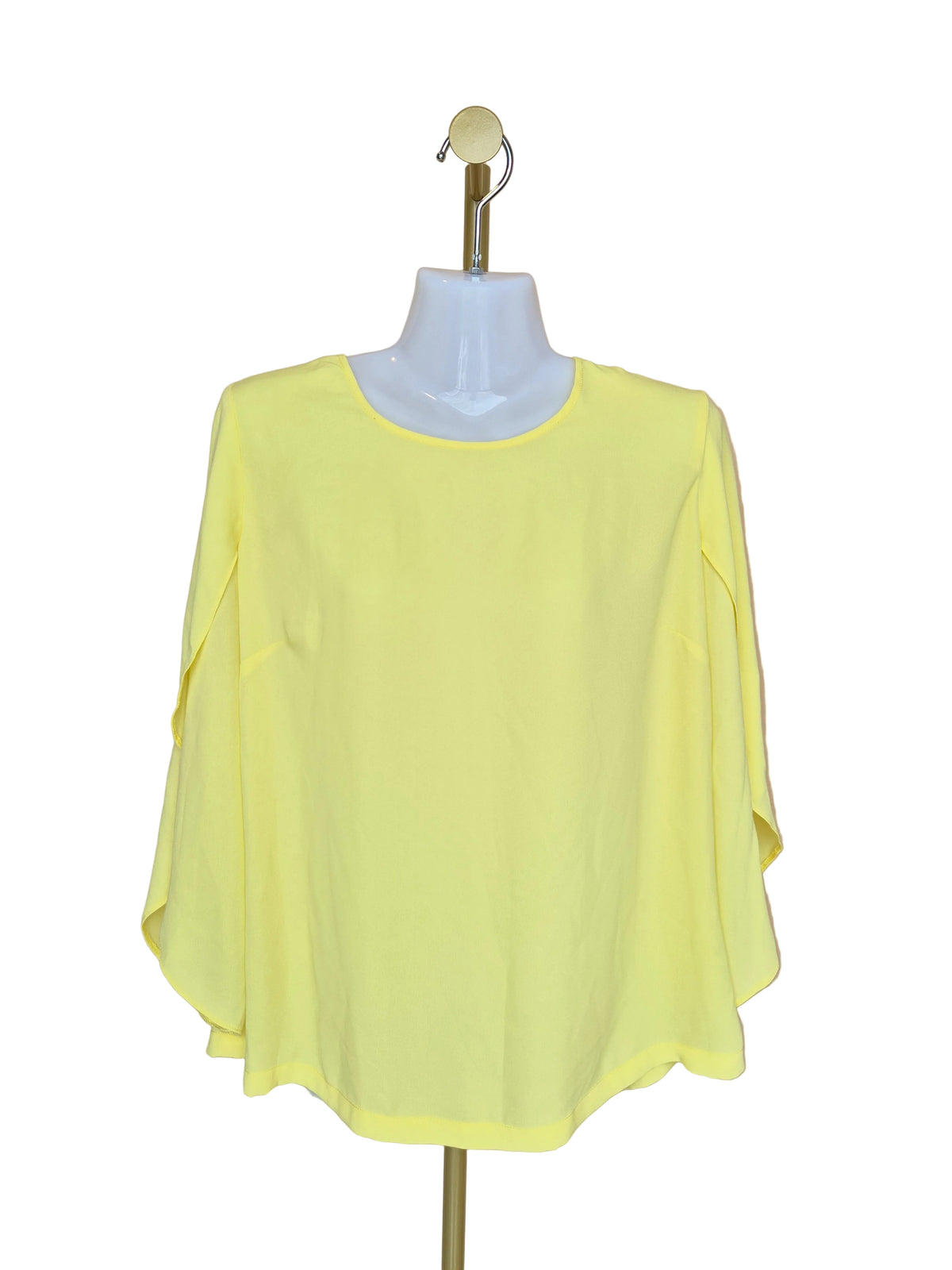 Dorothy Perkins Yellow Tie-Back Blouse – Size L